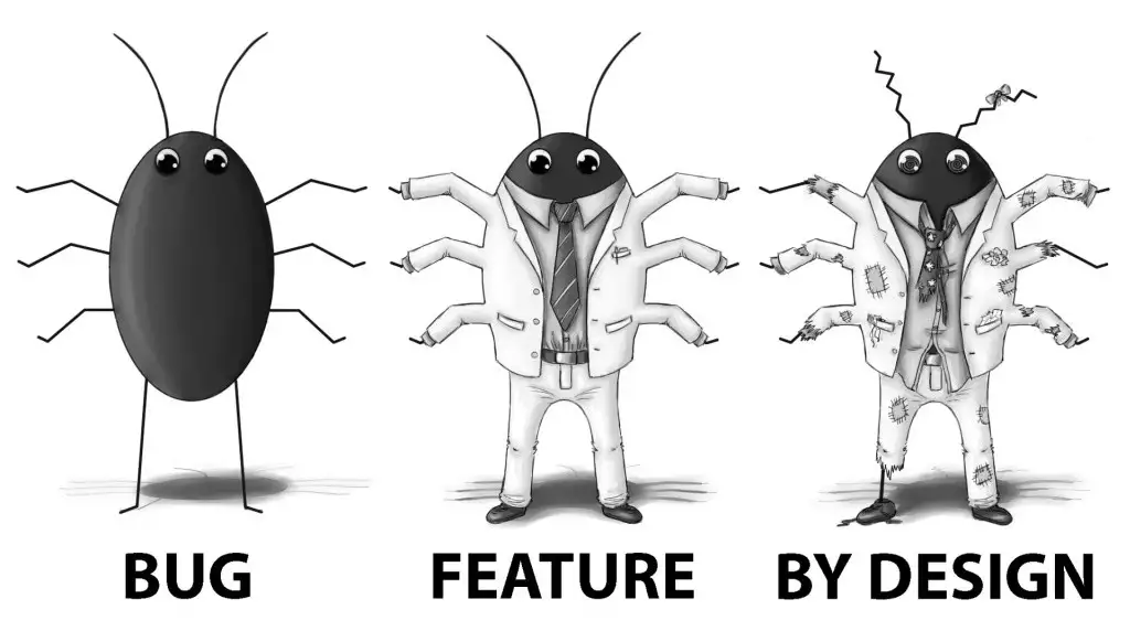 Powody, dla których bug wydaje się niemożliwy do usunięcia