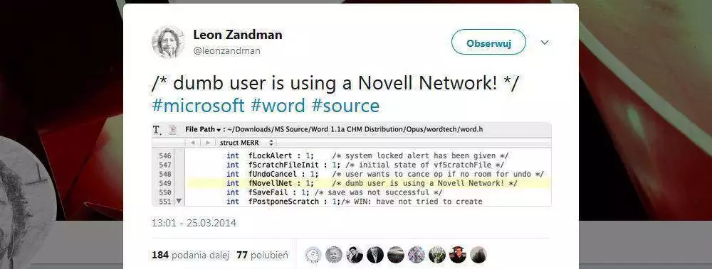 Użytkownicy produktów Novell w opinii deweloperów