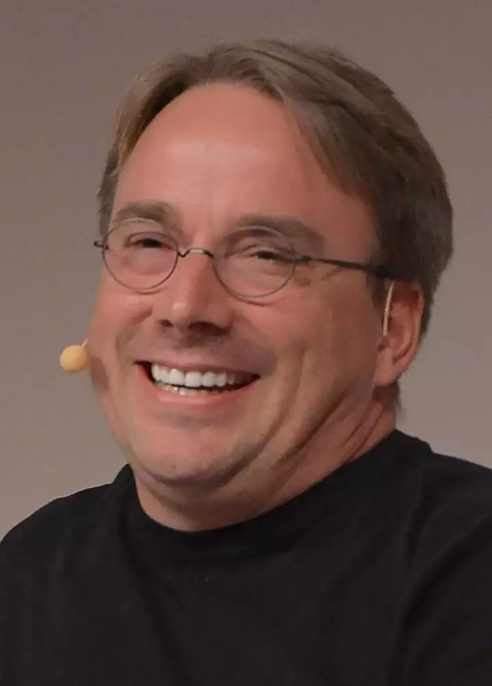Linus Torvalds podczas LinuxCon 2014 (CC BY-SA 4.0)